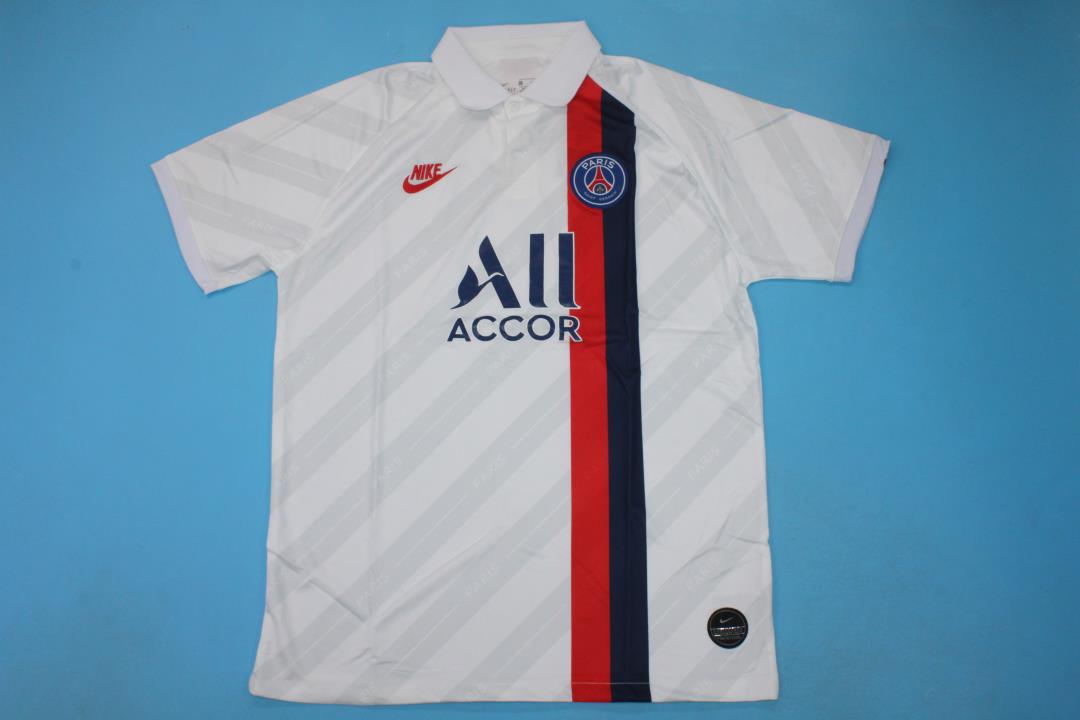 AAA Quality Paris St Germain 19/20 Third White Soccer Jersey